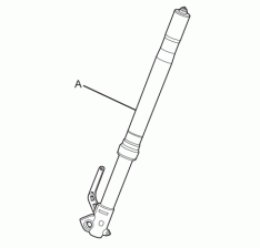 Front Suspension Fork – Showa 41mm – Left – Zero S ZF7.2