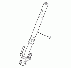 Front Suspension Fork – Showa 41mm – Left – Zero DS / FXS ZF7.2