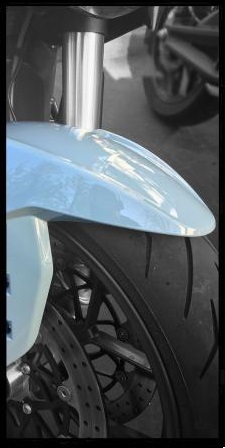 Front Wheel Fender / Mudguard – Zero SR/F – SEABRIGHT BLUE