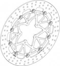 Front Brake Disc / Rotor – 320mm – Zero SR/F & SR/S