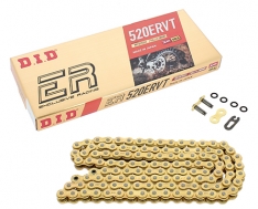 DID X-RING G&G CHAIN GG520ERVT/120 OPEN CHAIN WITH RIVET LINK – GOLD