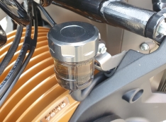 Rear Brake Master Cylinder Fluid Reservoir Cap – Aluminium – Grey – Zero SR/F & SR/S