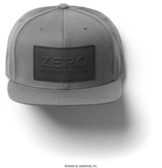 ZERO Motorcycles Hat logo Patch  – Dark Grey